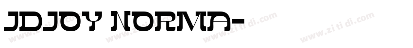 JDJOY Norma字体转换